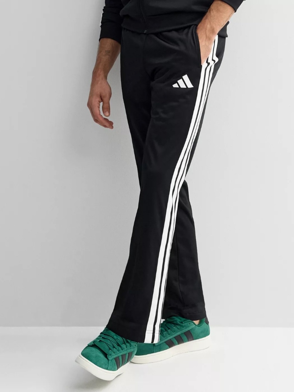 Men's med adidas 3-Stripe Track Pants  Black